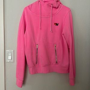Aviator Nation Ninja Pullover Hoodie - Neon Pink